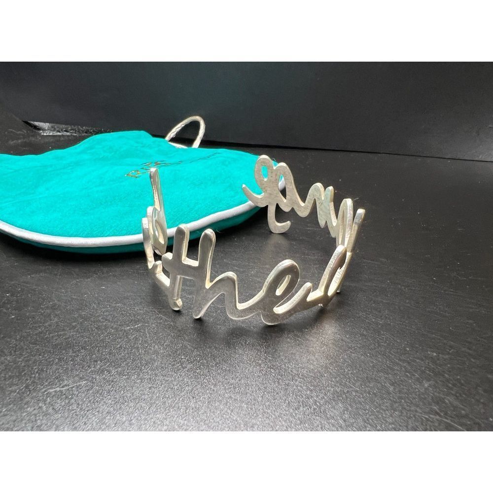 Rustic Cuff Designer Silver Be The Change Gandhi … - image 3